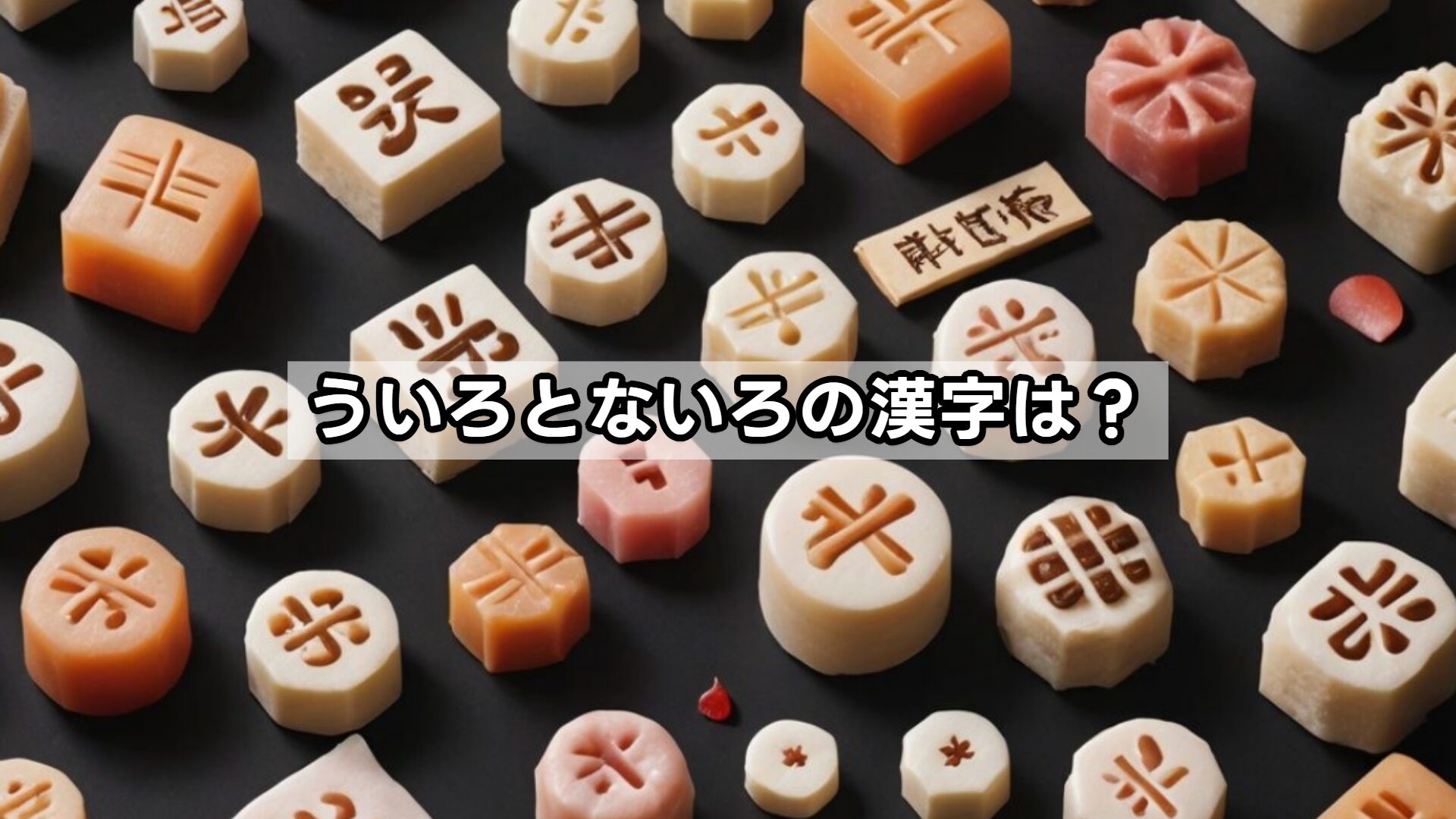 ういろとないろの漢字は?