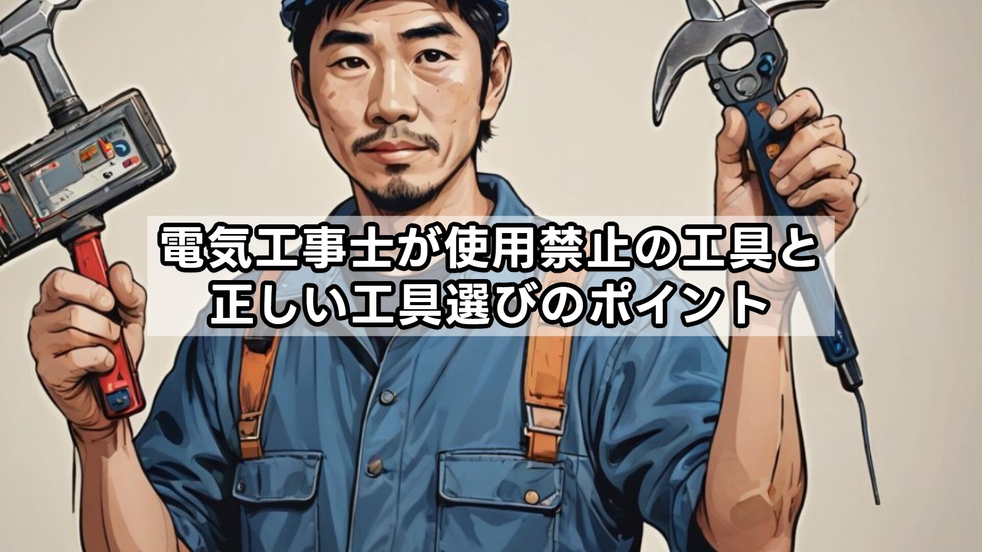 電気工事士が使用禁止の工具と正しい工具選びのポイント