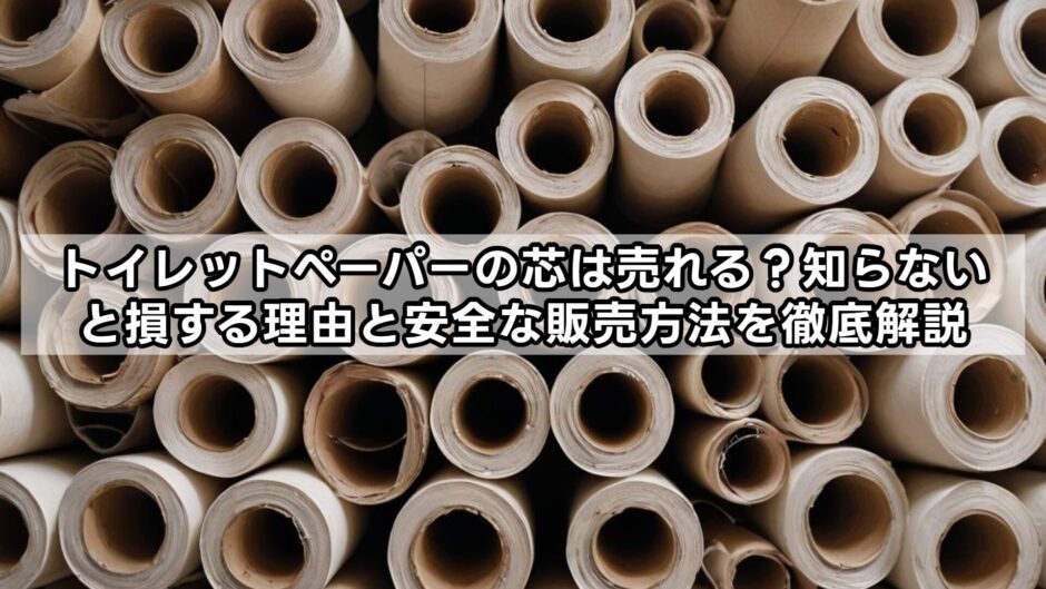 トイレットペーパーの芯は売れる？知らないと損する理由と安全な販売方法を徹底解説
