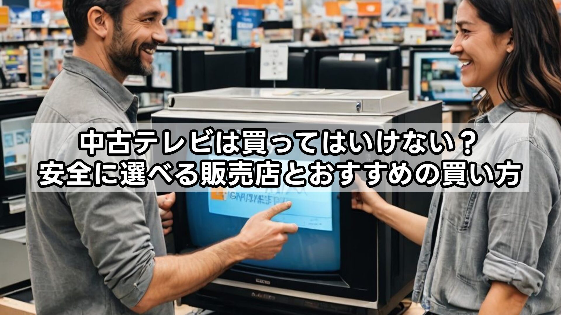 中古テレビは買ってはいけない？安全に選べる販売店とおすすめの買い方