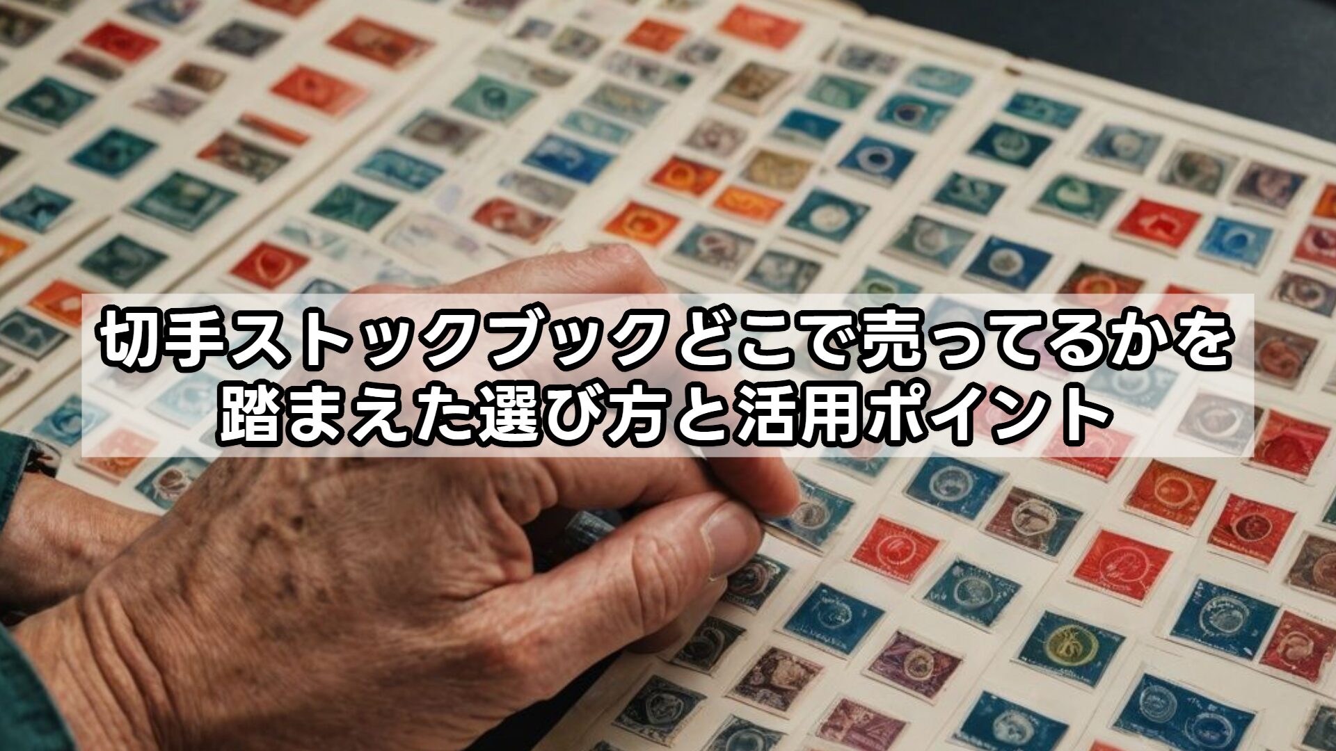 切手ストックブックどこで売ってるかを踏まえた選び方と活用ポイント