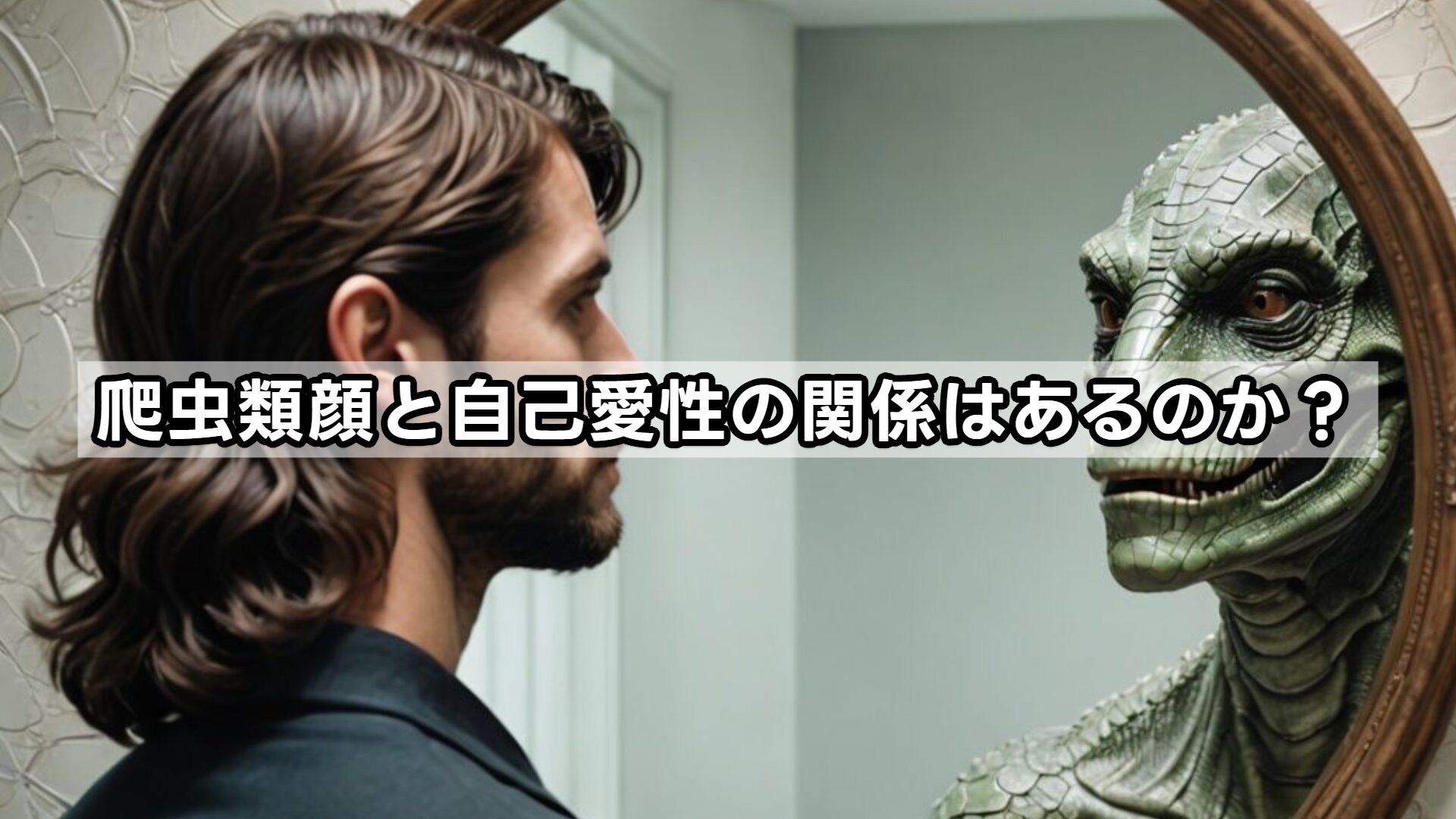 爬虫類顔と自己愛性の関係はあるのか？
