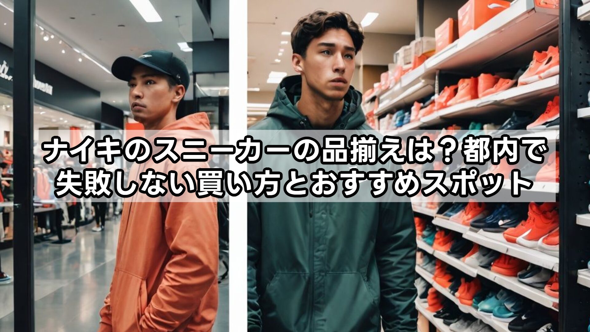 ナイキのスニーカーの品揃えは?都内で失敗しない買い方とおすすめスポット