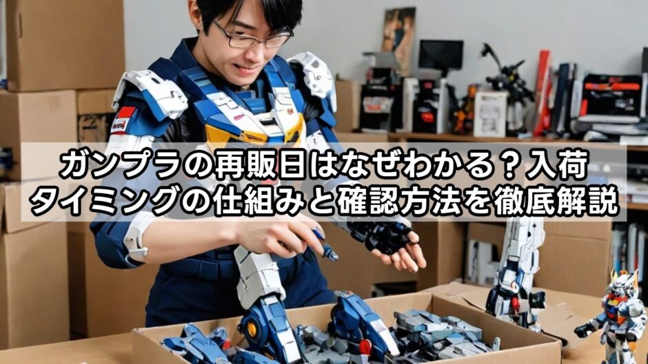 ガンプラの再販日はなぜわかる？入荷タイミングの仕組みと確認方法を徹底解説