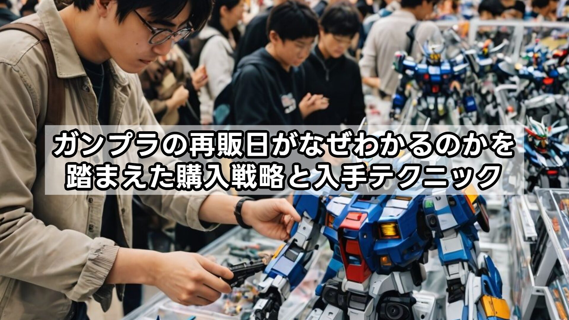 ガンプラの再販日がなぜわかるのかを踏まえた購入戦略と入手テクニック