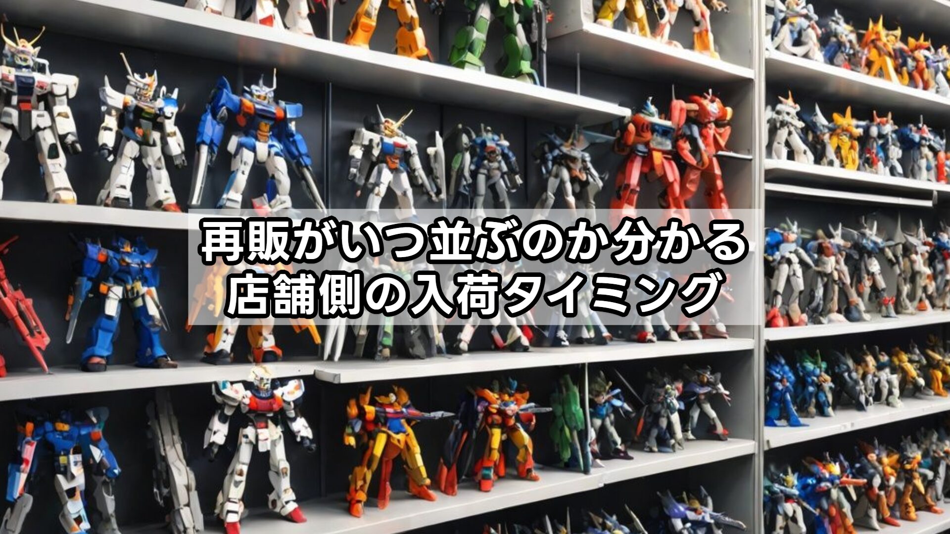 再販がいつ並ぶのか分かる店舗側の入荷タイミング