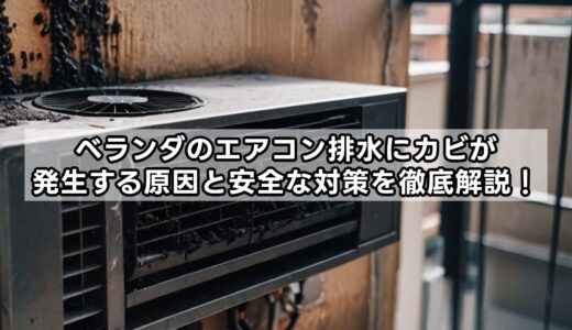 ベランダのエアコン排水にカビが発生する原因と安全な対策を徹底解説！