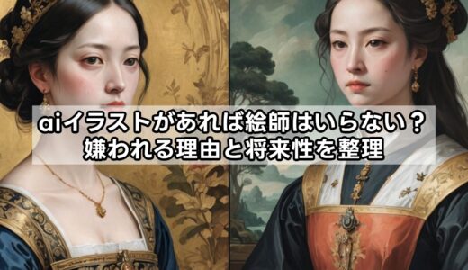 aiイラストがあれば絵師はいらない？嫌われる理由と将来性を整理