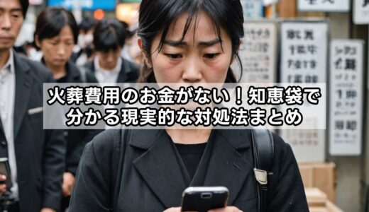火葬費用のお金がない！知恵袋で分かる現実的な対処法まとめ