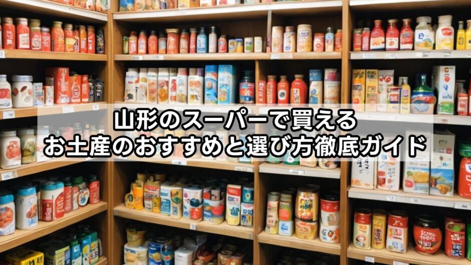 山形のスーパーで買えるお土産のおすすめと選び方徹底ガイド