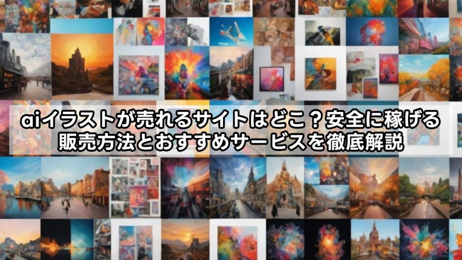 aiイラストが売れるサイトはどこ？安全に稼げる販売方法とおすすめサービスを徹底解説