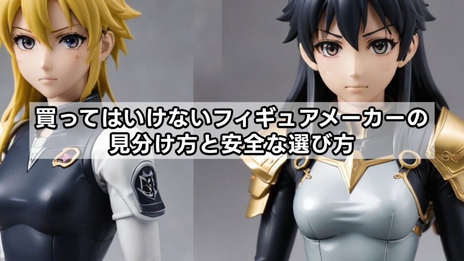 買ってはいけないフィギュアメーカーの見分け方と安全な選び方