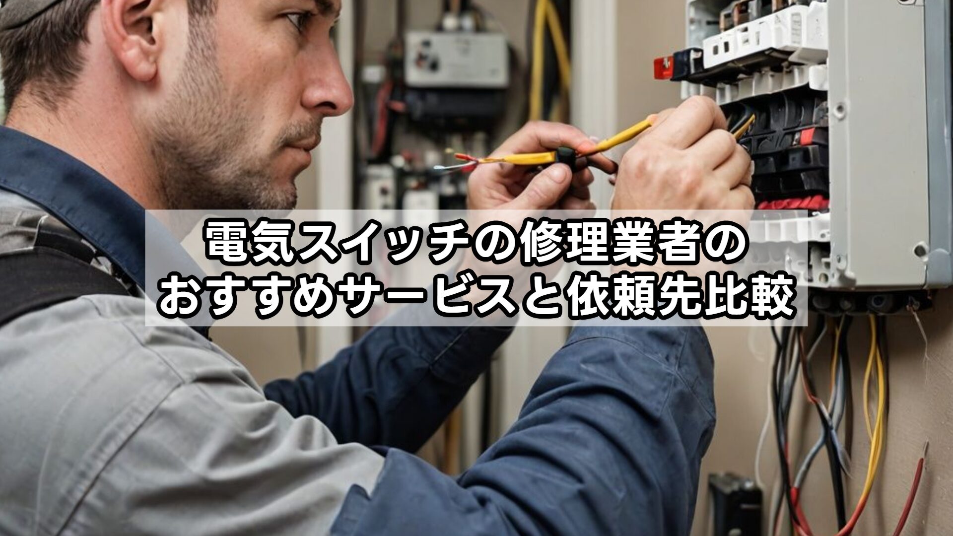 電気スイッチの修理業者のおすすめサービスと依頼先比較