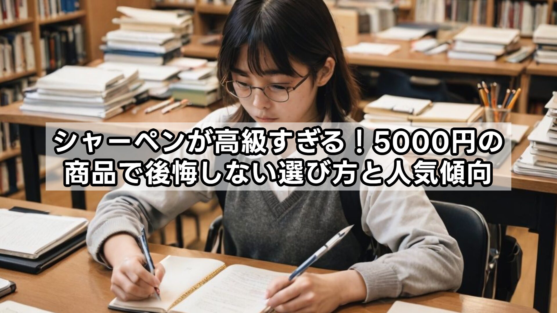 シャーペンが高級すぎる！5000円の商品で後悔しない選び方と人気傾向