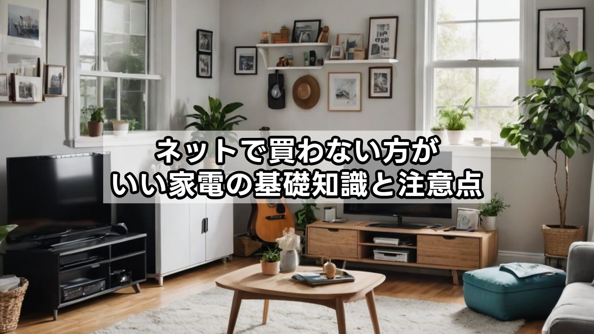 ネットで買わない方がいい家電の基礎知識と注意点