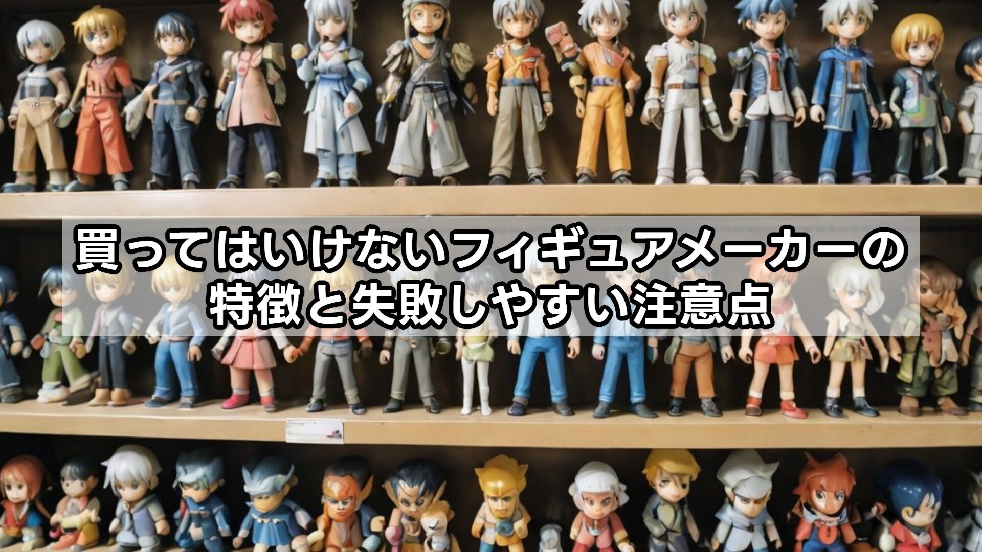 買ってはいけないフィギュアメーカーの特徴と失敗しやすい注意点