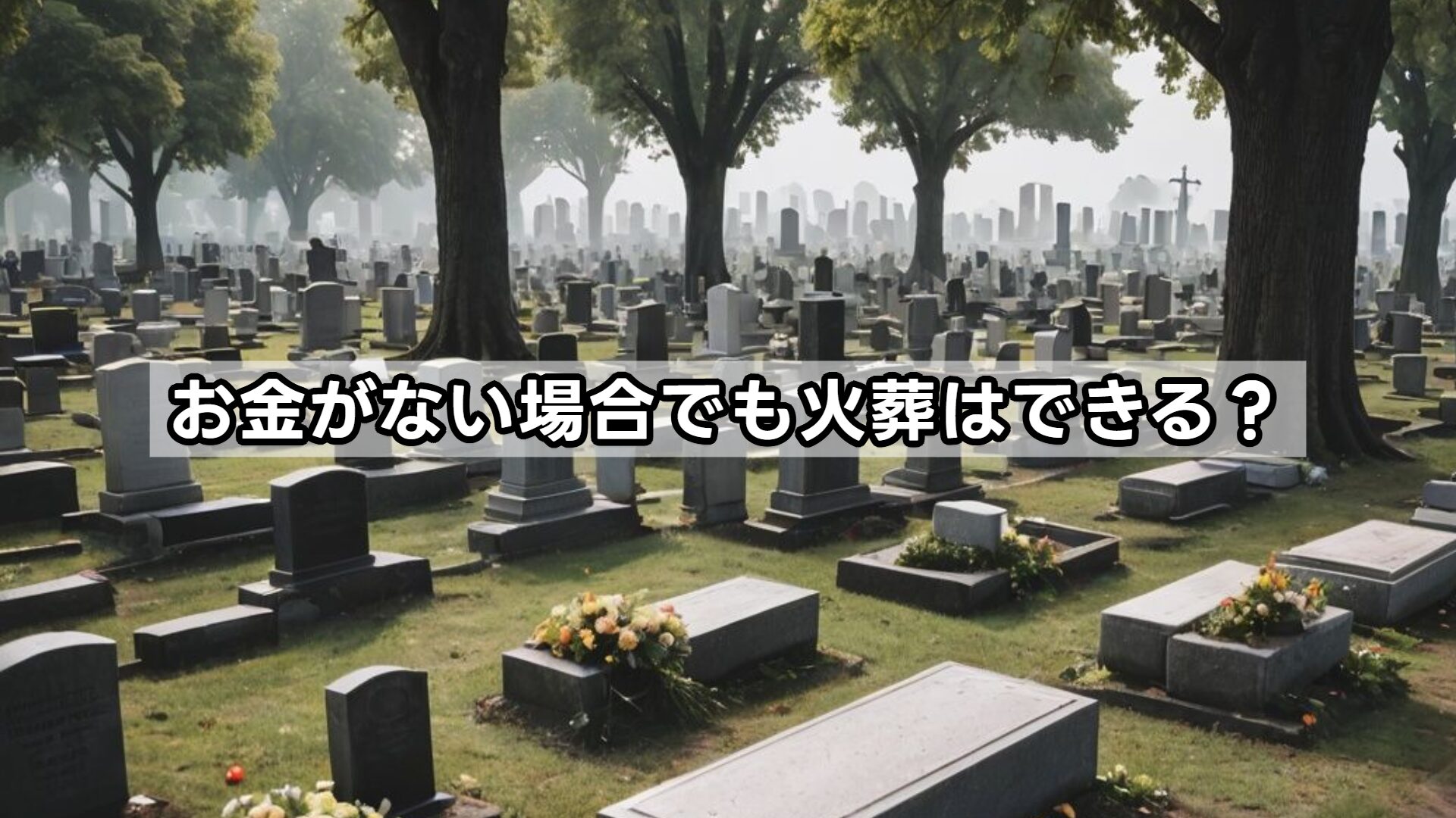 お金がない場合でも火葬はできる？