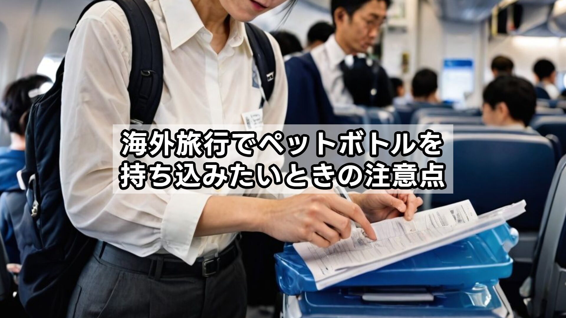 海外旅行でペットボトルを持ち込みたいときの注意点