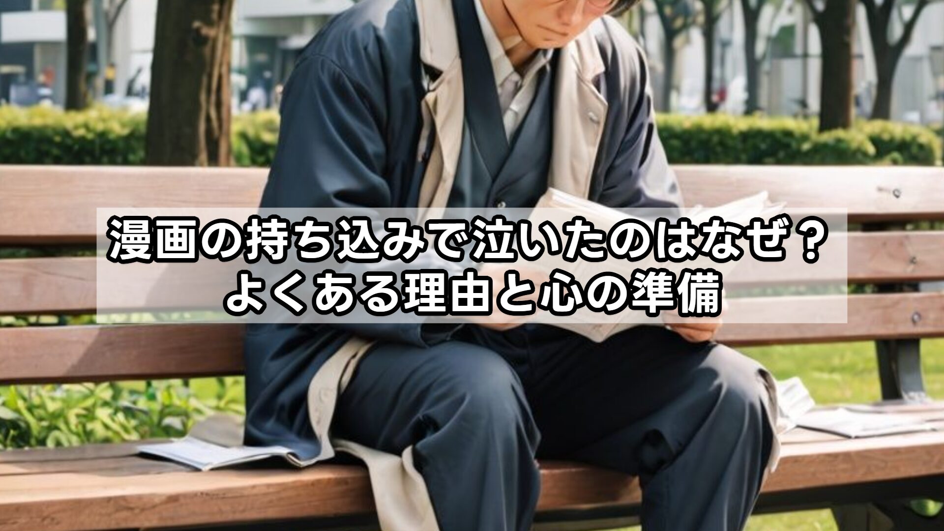 漫画の持ち込みで泣いたのはなぜ？よくある理由と心の準備