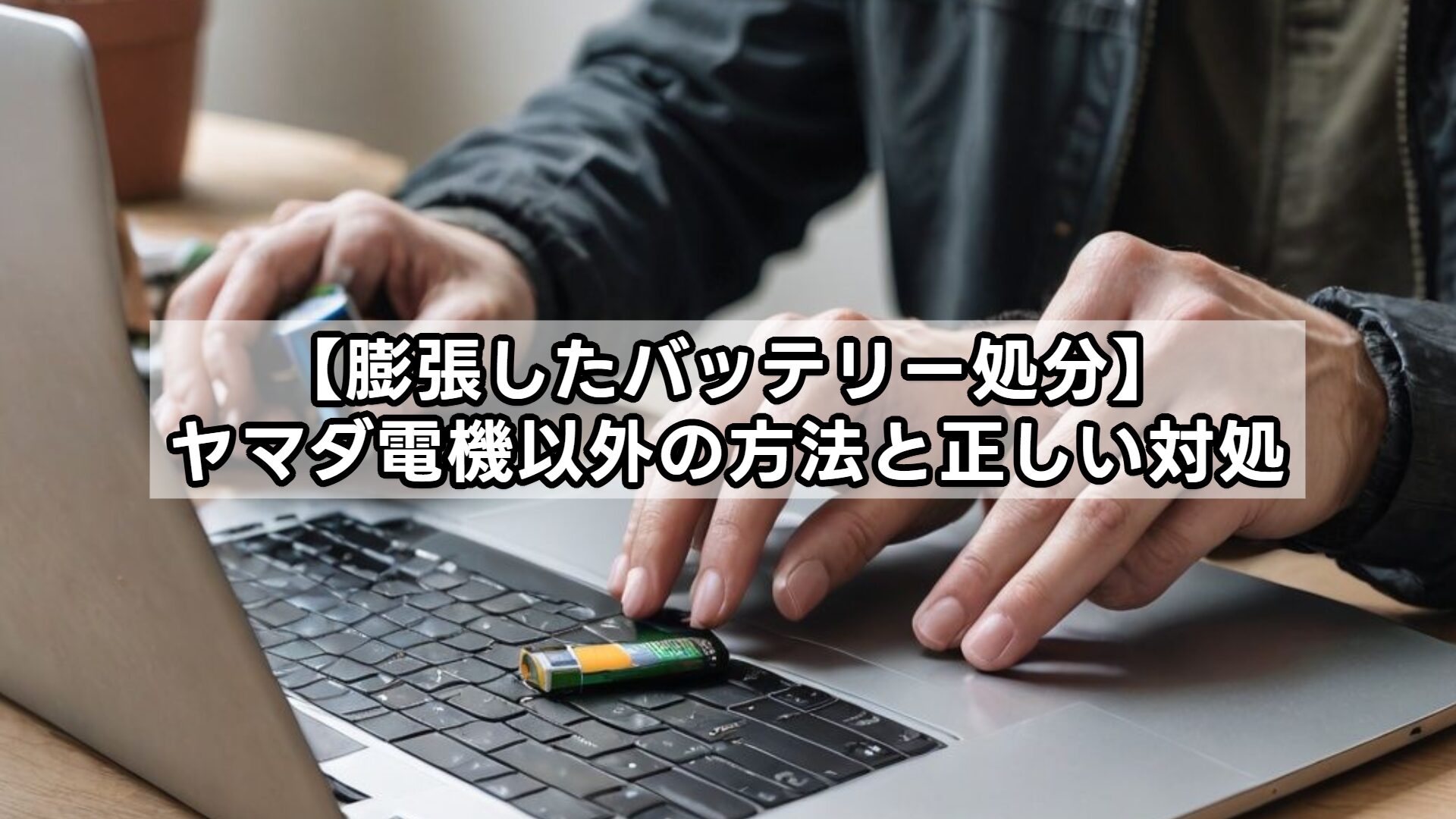 【膨張したバッテリー処分】ヤマダ電機以外の方法と正しい対処