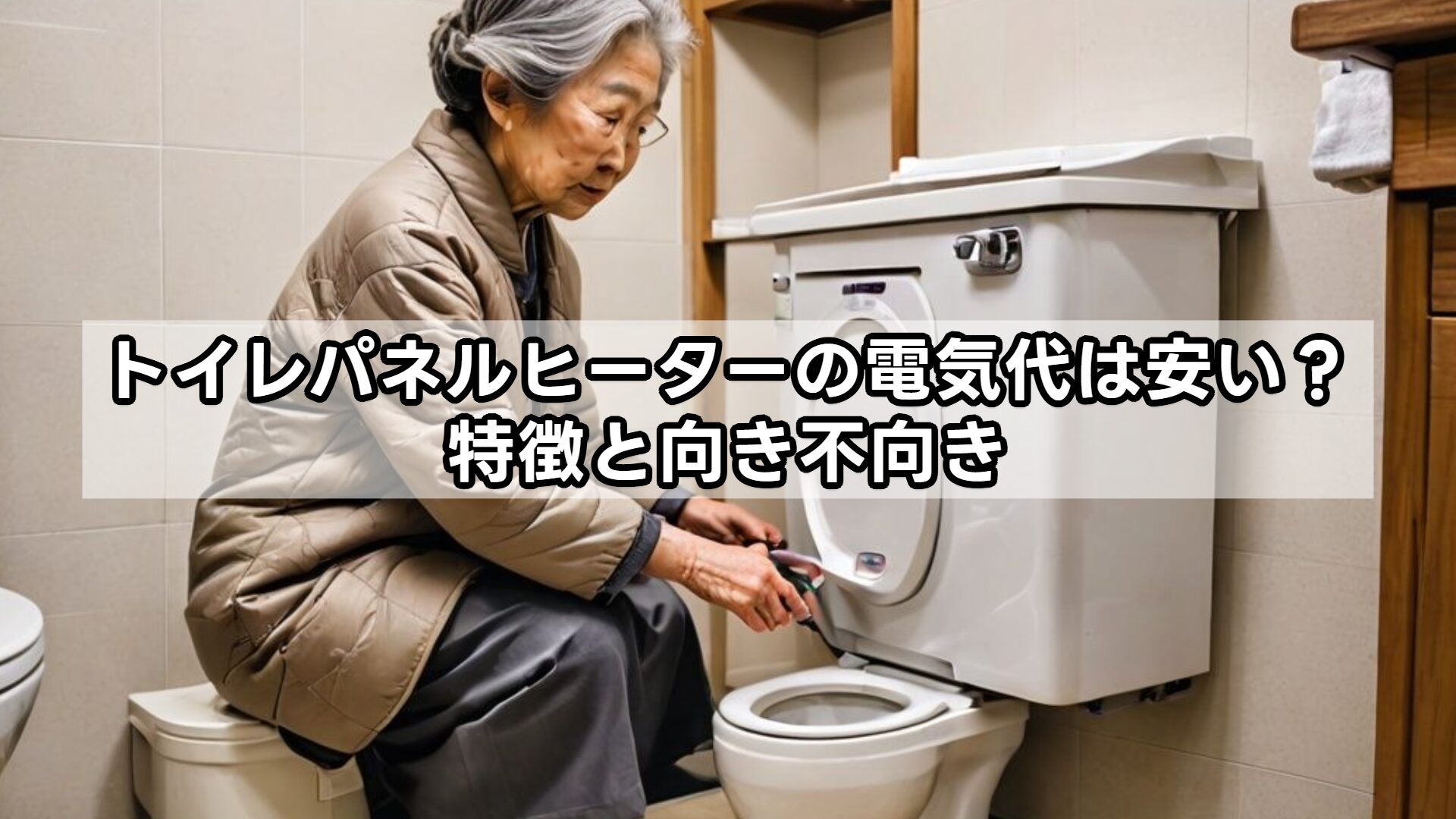 トイレパネルヒーターの電気代は安い？特徴と向き不向き