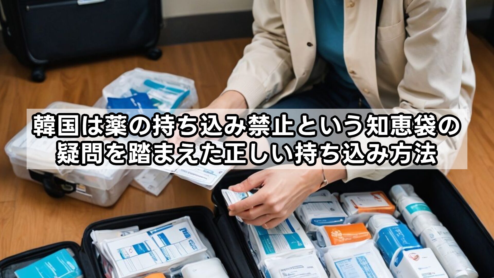 韓国は薬の持ち込み禁止という知恵袋の疑問を踏まえた正しい持ち込み方法