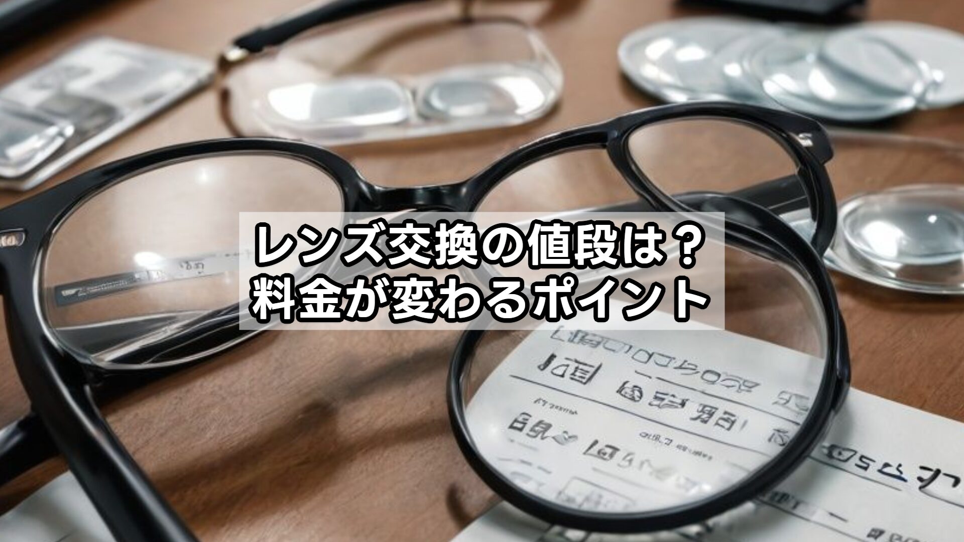 レンズ交換の値段は?料金が変わるポイント