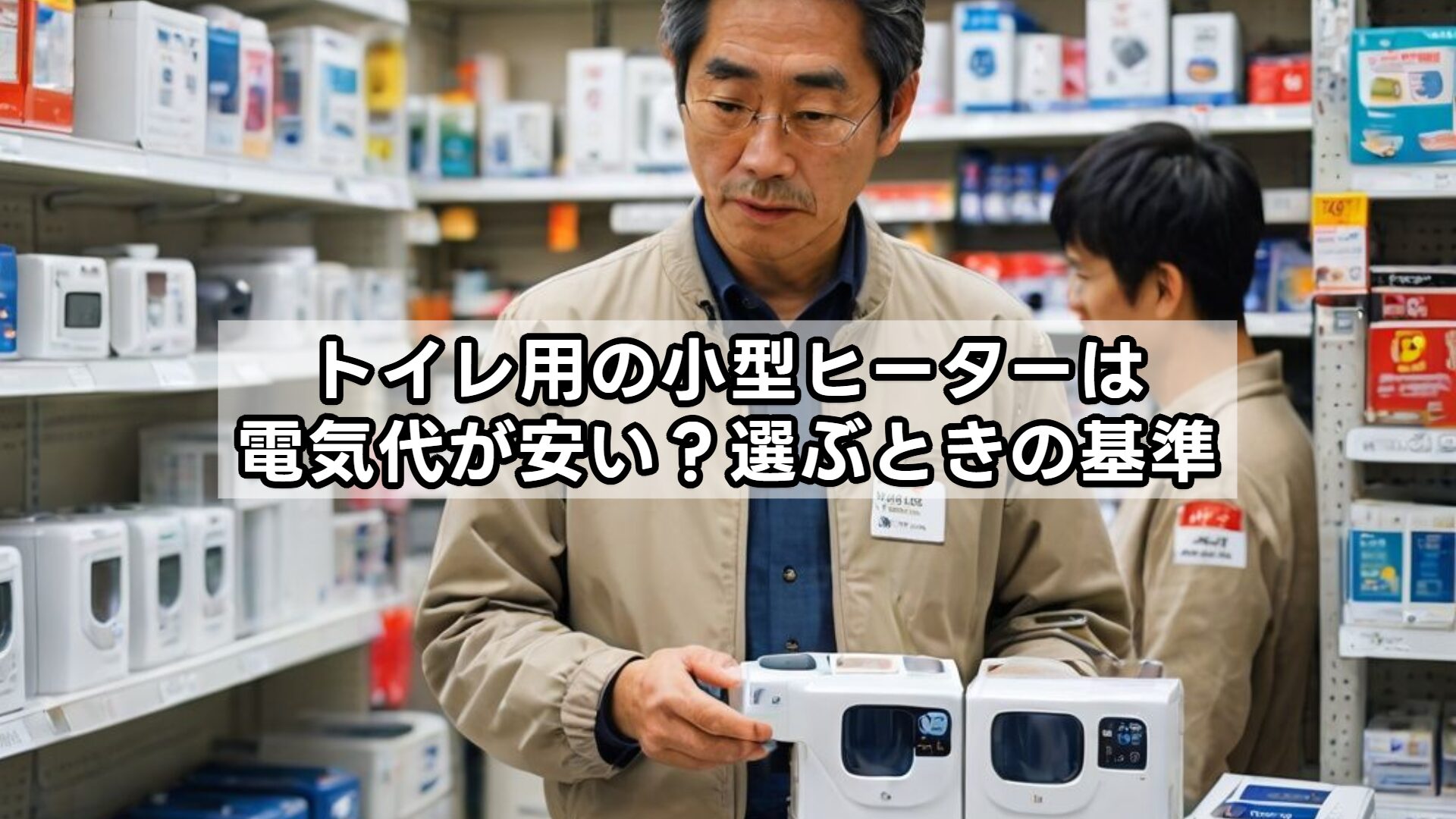 トイレ用の小型ヒーターは電気代が安い？選ぶときの基準