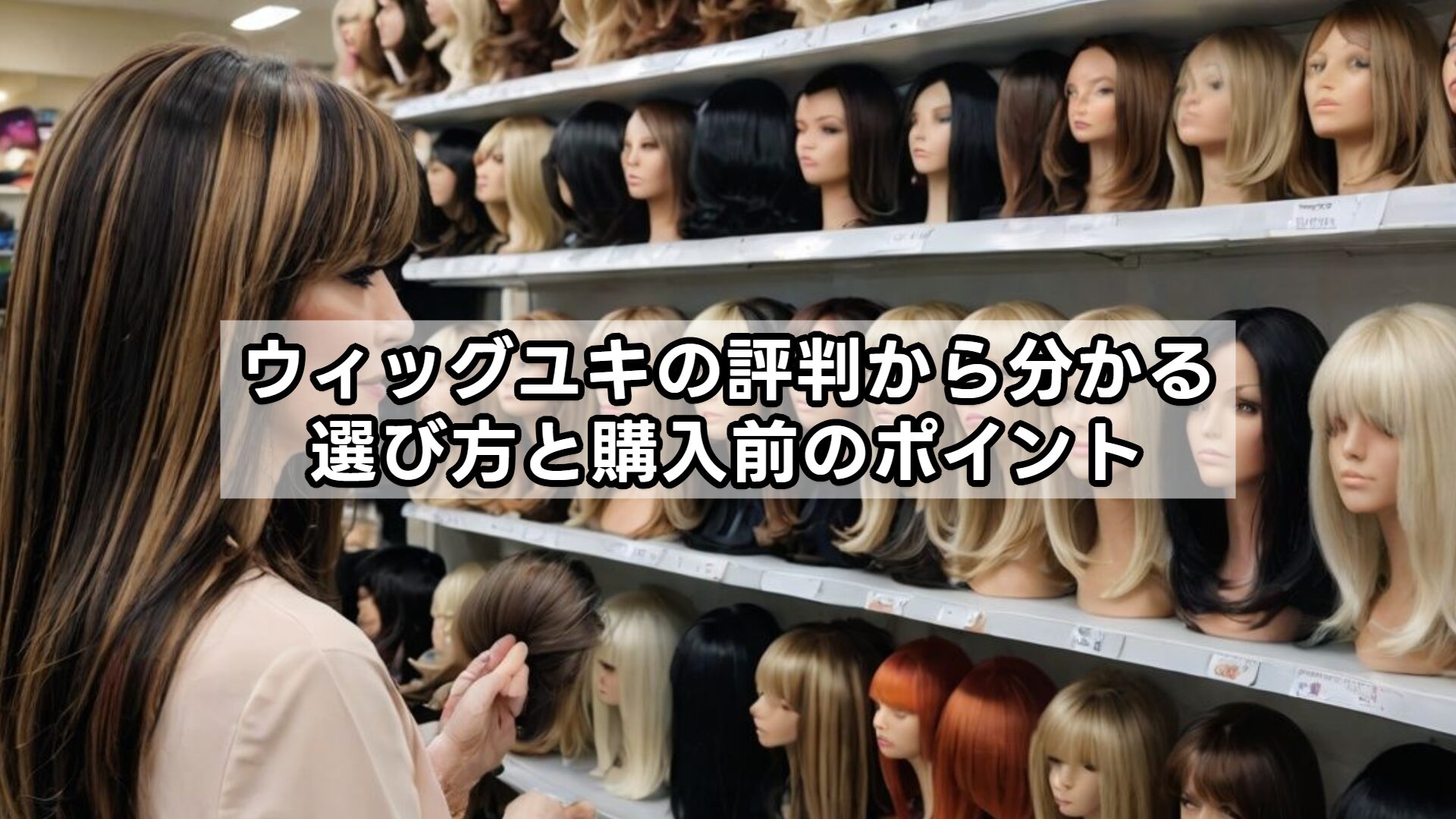 ウィッグユキの評判から分かる選び方と購入前のポイント