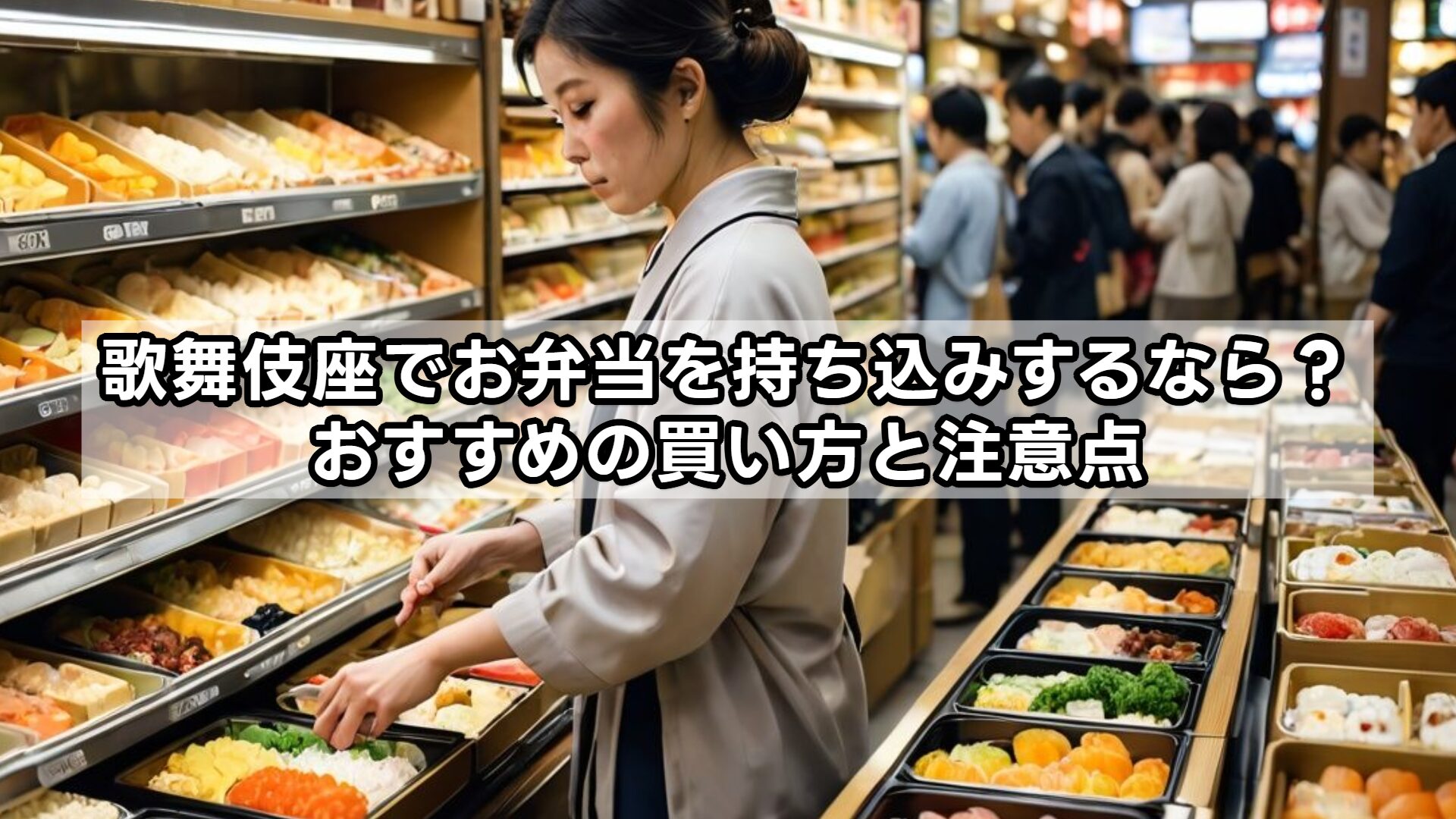 歌舞伎座でお弁当を持ち込みするなら？おすすめの買い方と注意点