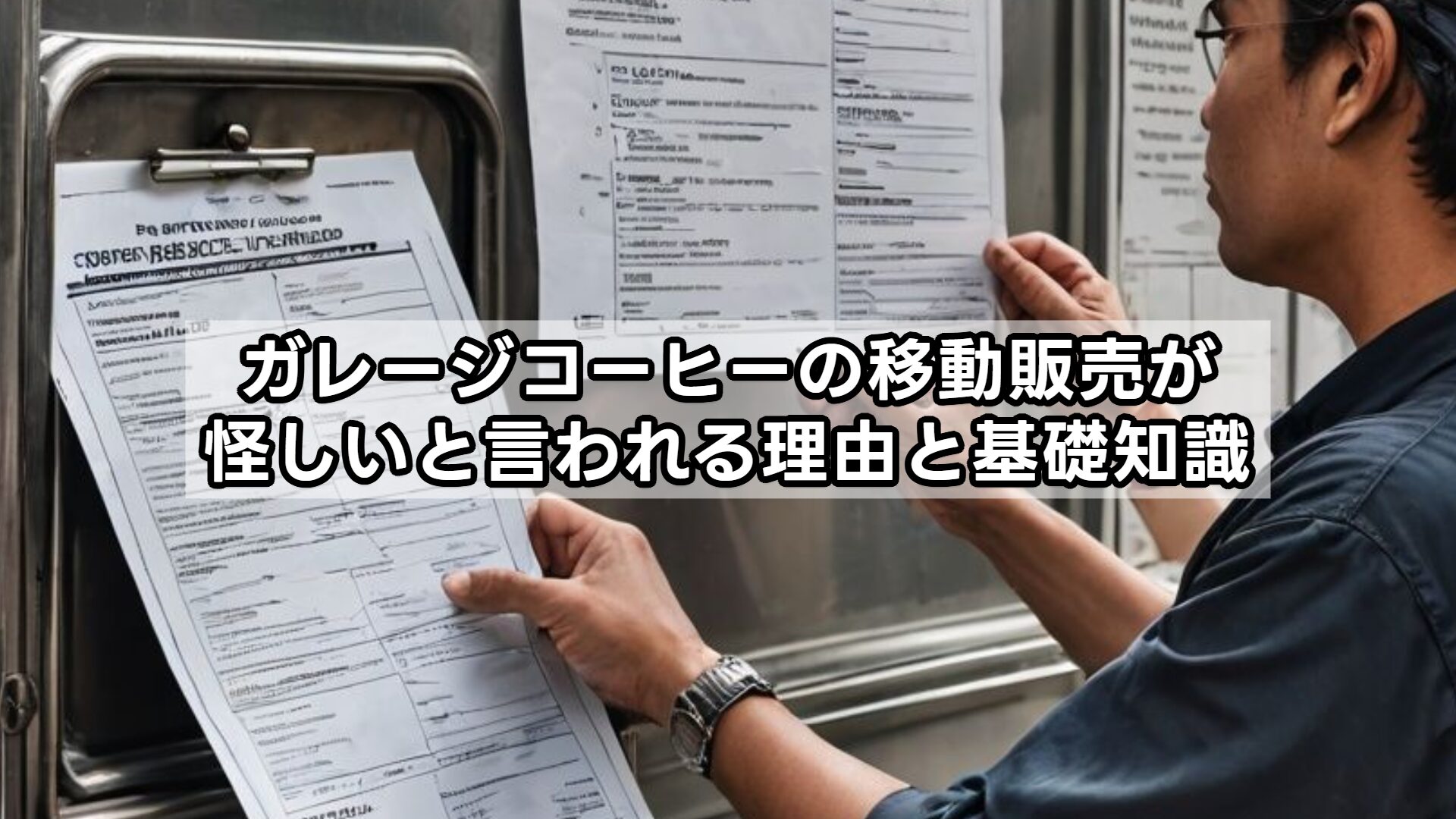 ガレージコーヒーの移動販売が怪しいと言われる理由と基礎知識