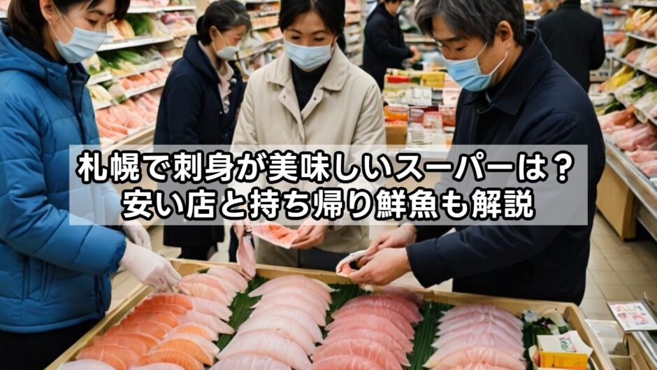 札幌で刺身が美味しいスーパーは？安い店と持ち帰り鮮魚も解説