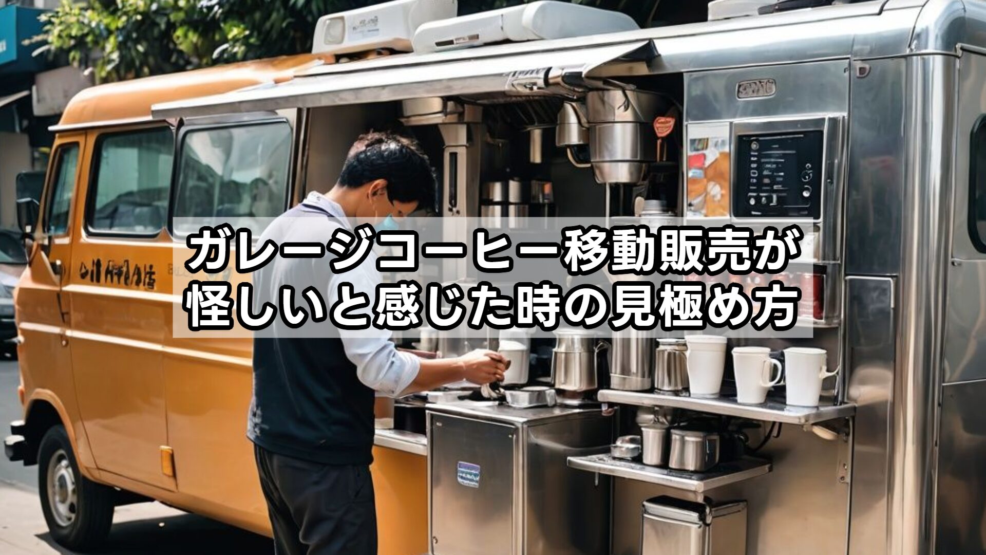 ガレージコーヒー移動販売が怪しいと感じた時の見極め方