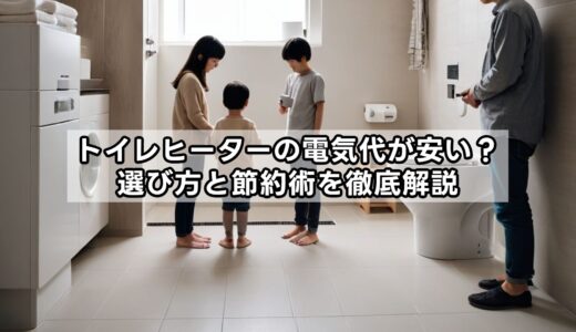 トイレヒーターの電気代が安い？選び方と節約術を徹底解説