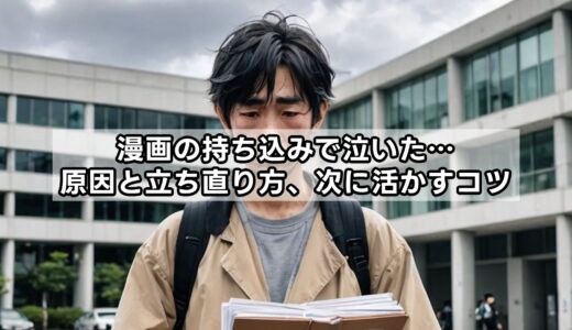 漫画の持ち込みで泣いた…原因と立ち直り方、次に活かすコツ