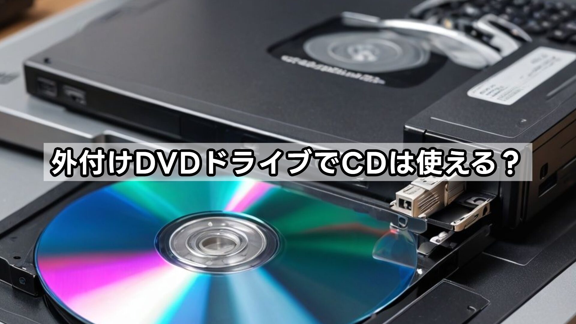外付けDVDドライブでCDは使える？