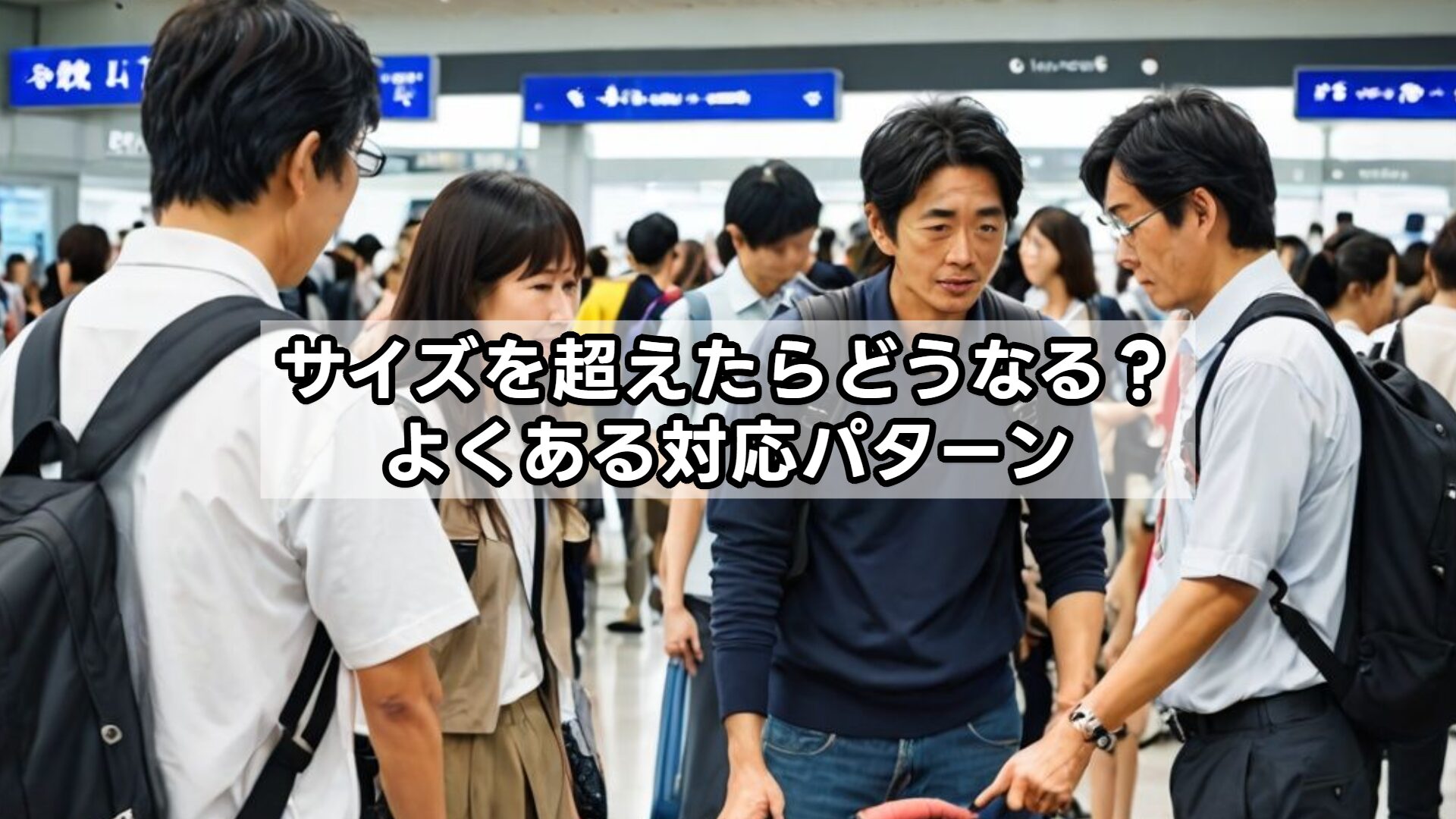 サイズを超えたらどうなる?よくある対応パターン