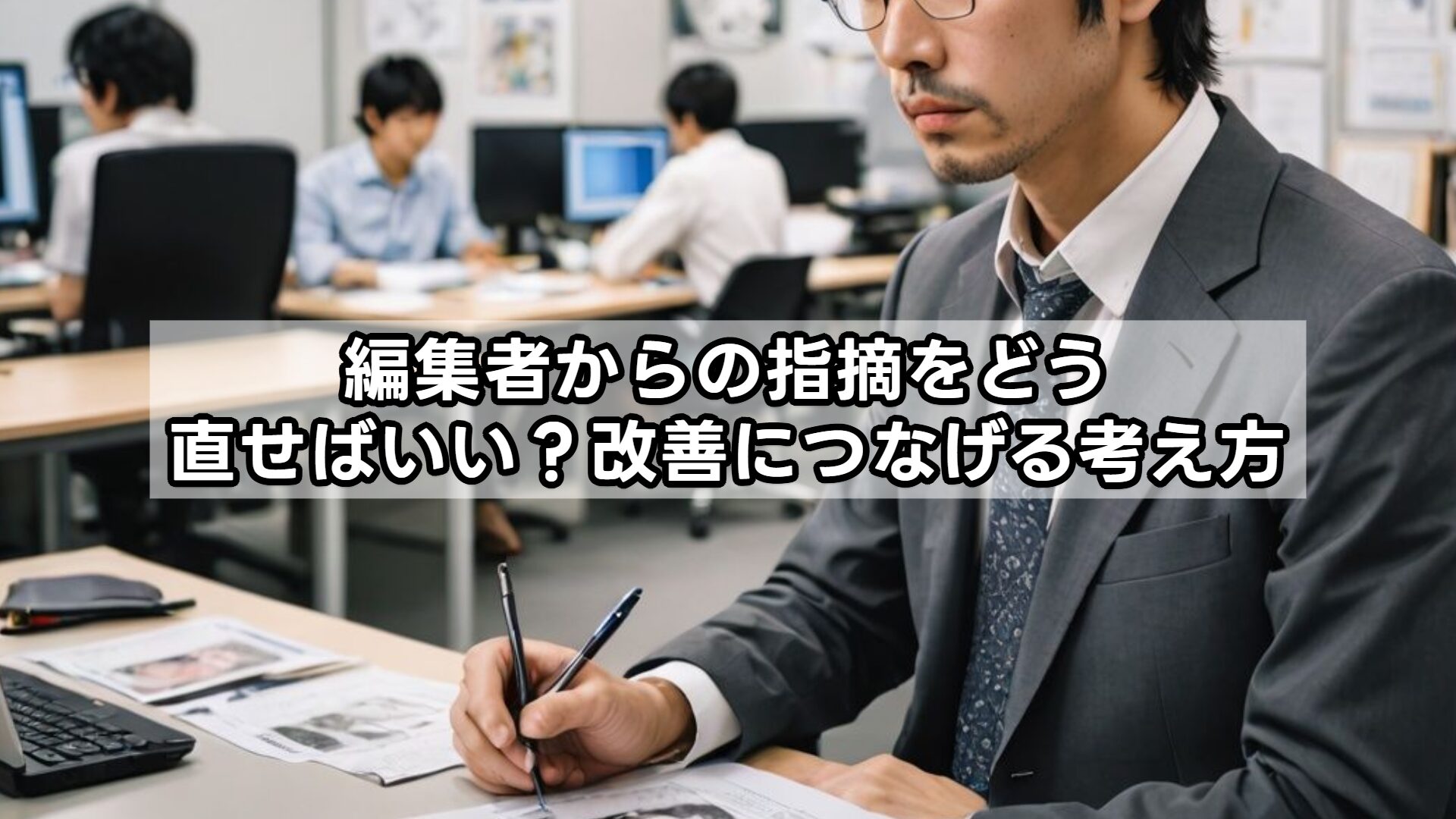 編集者からの指摘をどう直せばいい？改善につなげる考え方