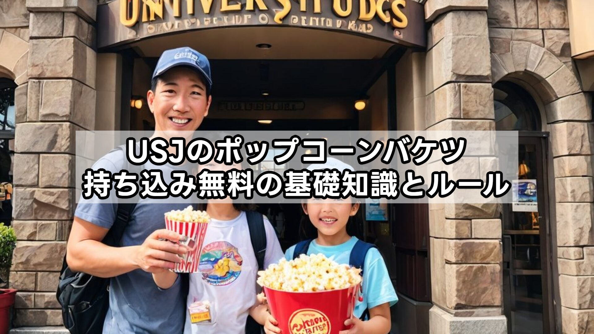 USJのポップコーンバケツ持ち込み無料の基礎知識とルール