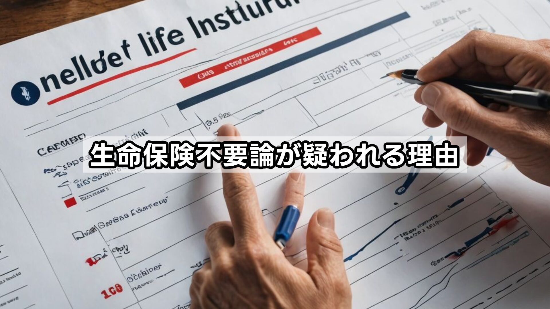 生命保険不要論が疑われる理由