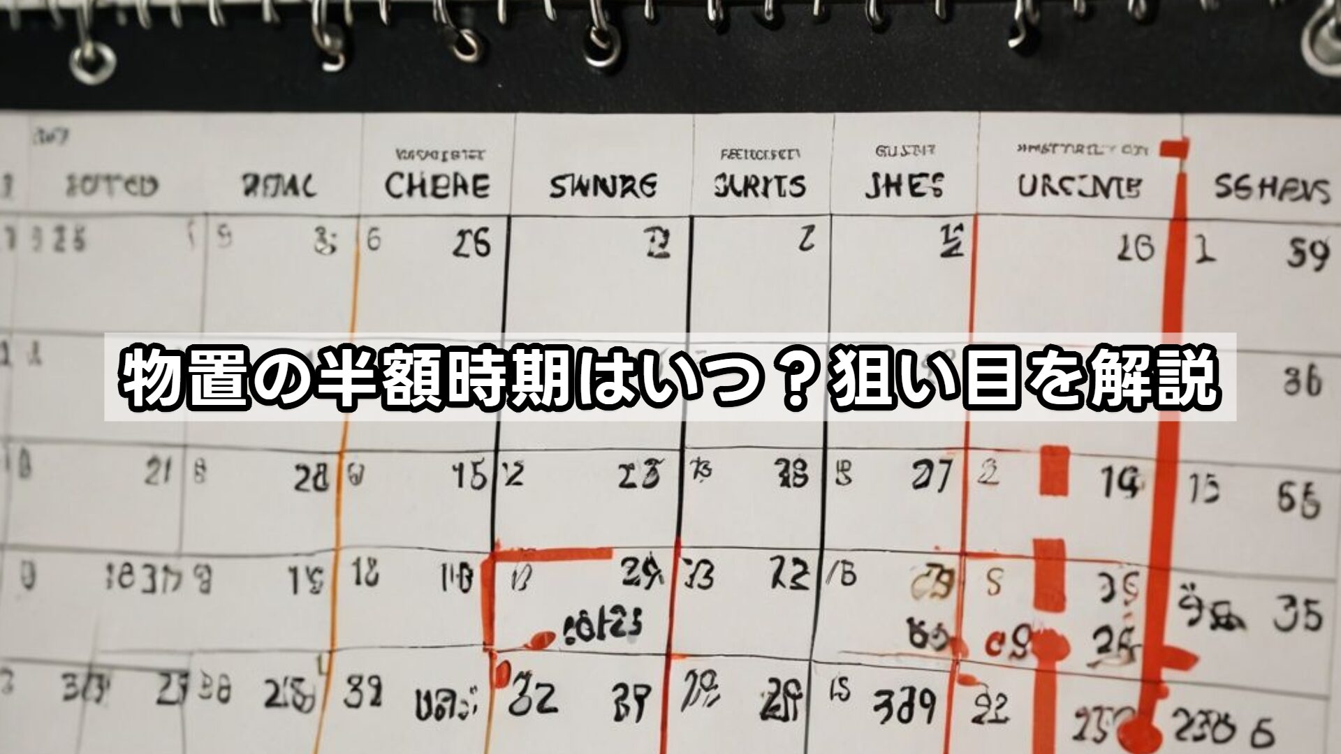 物置の半額時期はいつ？狙い目を解説