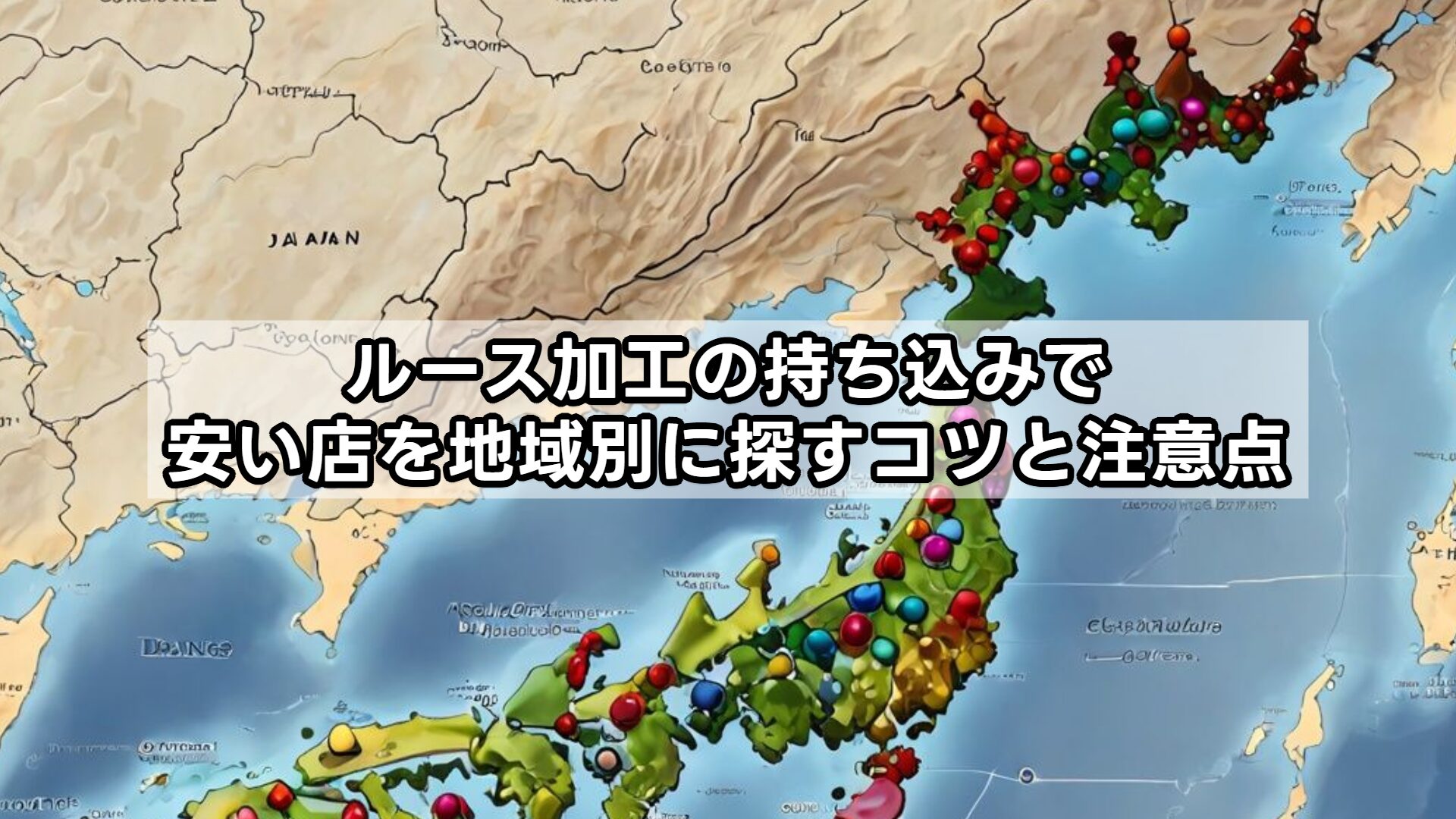 ルース加工の持ち込みで安い店を地域別に探すコツと注意点