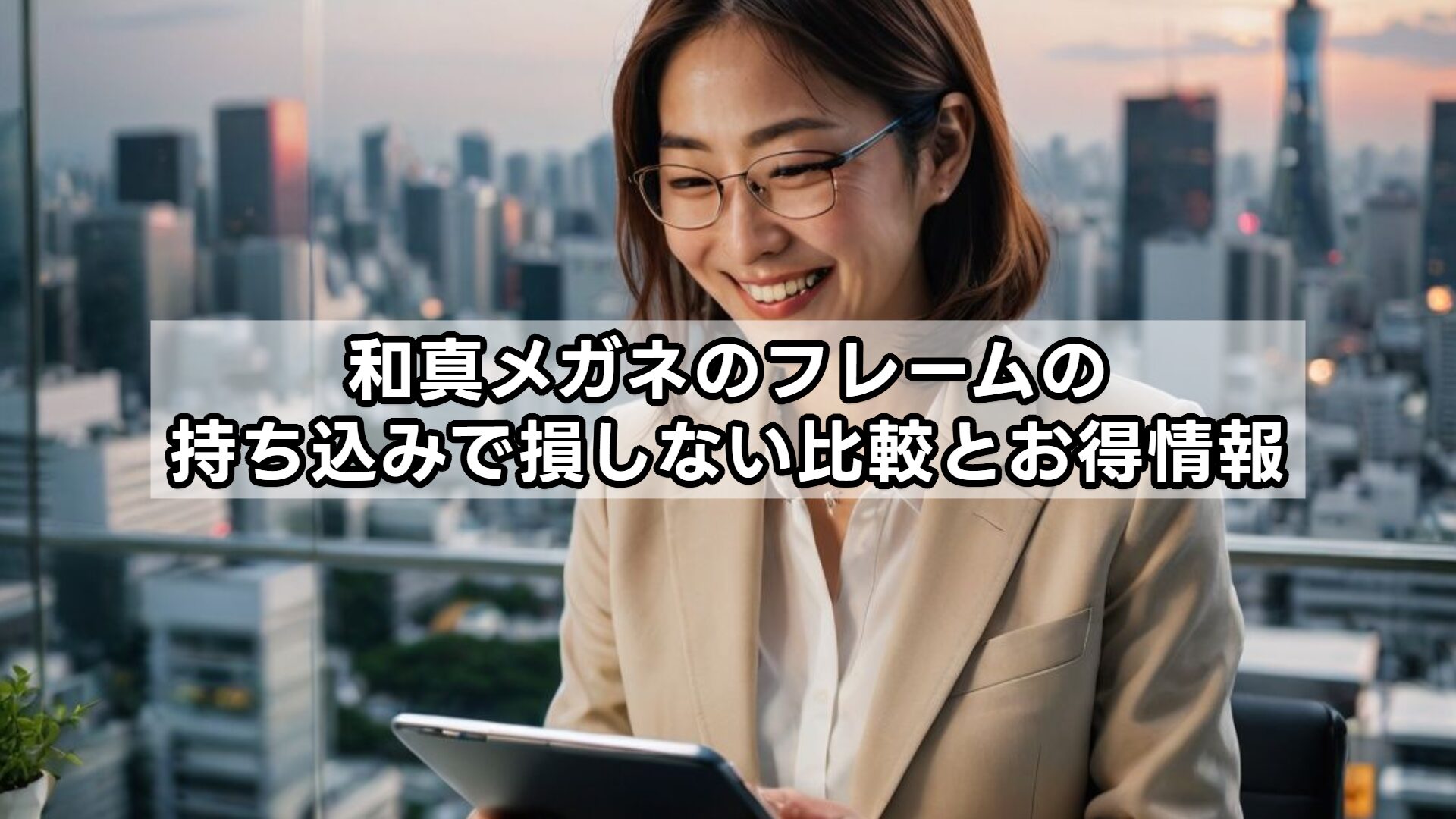 和真メガネのフレームの持ち込みで損しない比較とお得情報