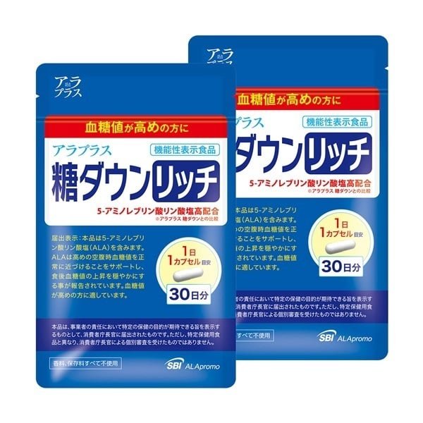 アラプラス 糖ダウン リッチのパッケージ